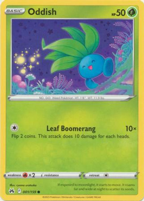 Pokémon – Sword & Shield – Crown Zenith – Oddish – 1/159